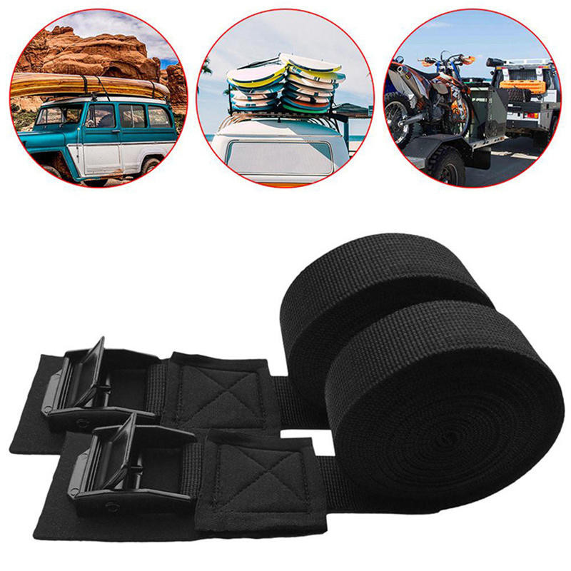 Car Soft Roof Rack Pads for Kayak Surfboard SUP Canoe Luggage Carrier ...