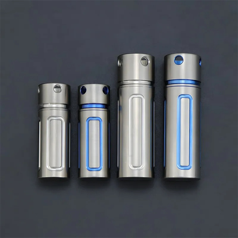 CNEDC Titanium Alloy Sealed Waterproof Container Keychain Capsule ...