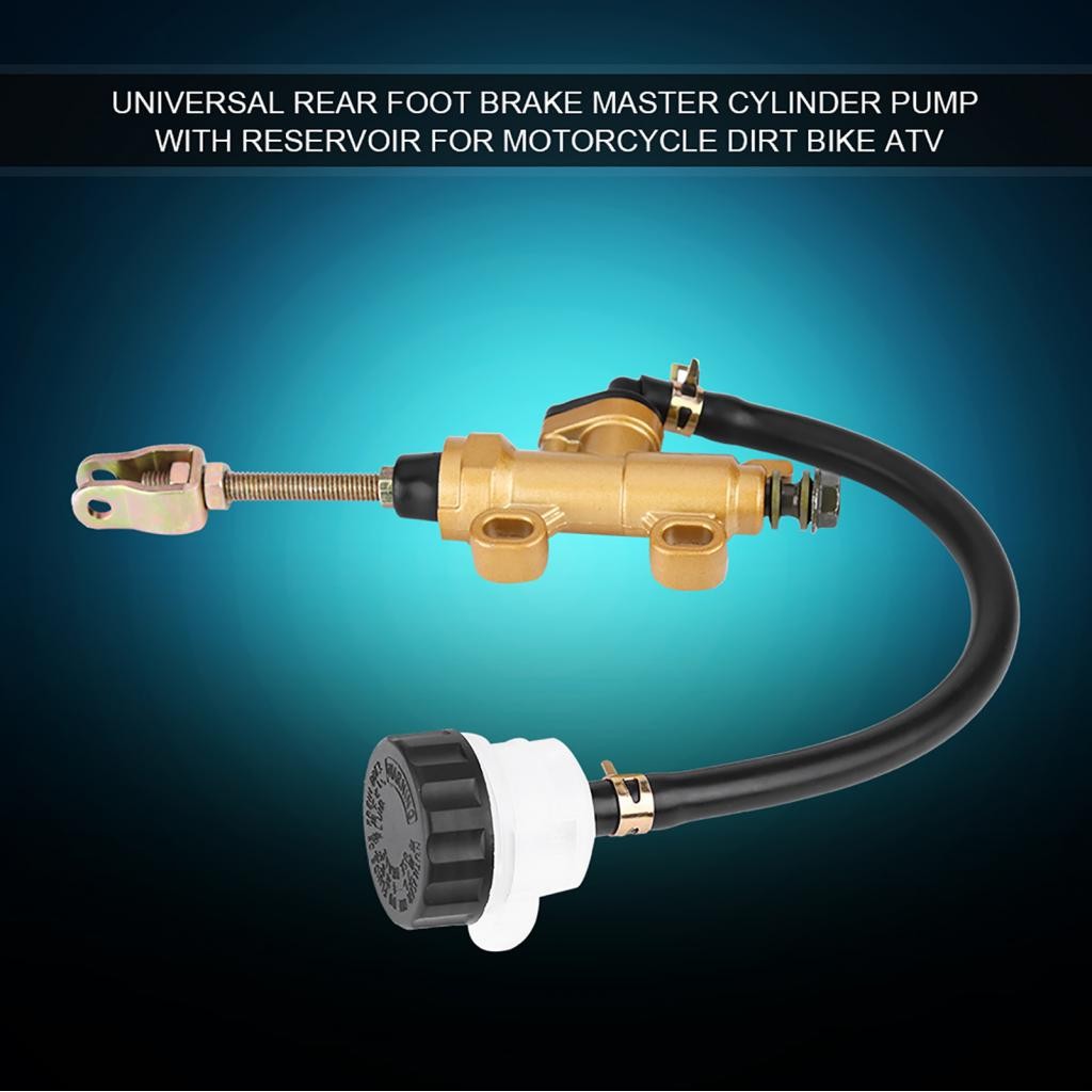 Haichao Motorcycle Hydraulic Cylinder Universal Rear Foot Brake Master ...