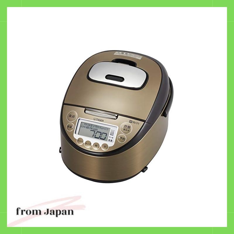 Tiger IH Rice Cooker 3-Cup - Far Infrared 5-Layer Earthen Pot (Japan Import, 100V)