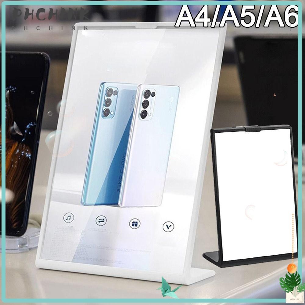 CHINK Photo Display Frame, A4 A5 A6 Acrylic Panel Wine Catalog Menu ...