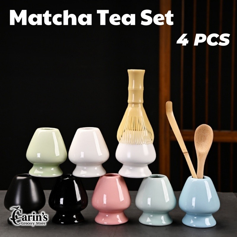 YUGEN MATCHA 7-Piece Ceremonial Matcha Set - Includes Whisk, Bowl, Sifter, Spoon, Holder, Cloth & Ceremonial Grade Powder - View #8