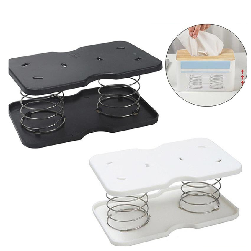 Tissue Box Spring Support Automatic Lifting Spring Loaded Tissue Holder ...