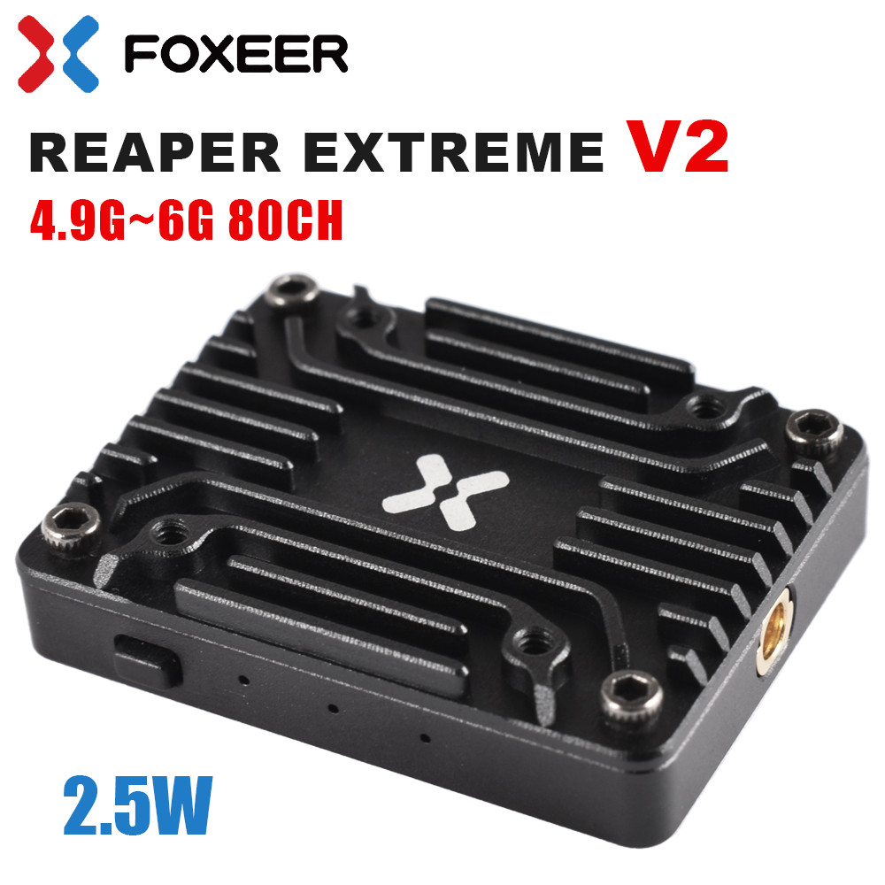 Foxeer 6G Reaper Extreme V2 2.5W High Power 80CH VTX FPV Video ...