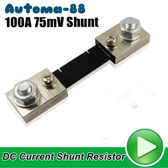 Md99 SHUNT CT Resistor 100A 75mV for DC Ampere Meter Ammeter PZEM-015 ...
