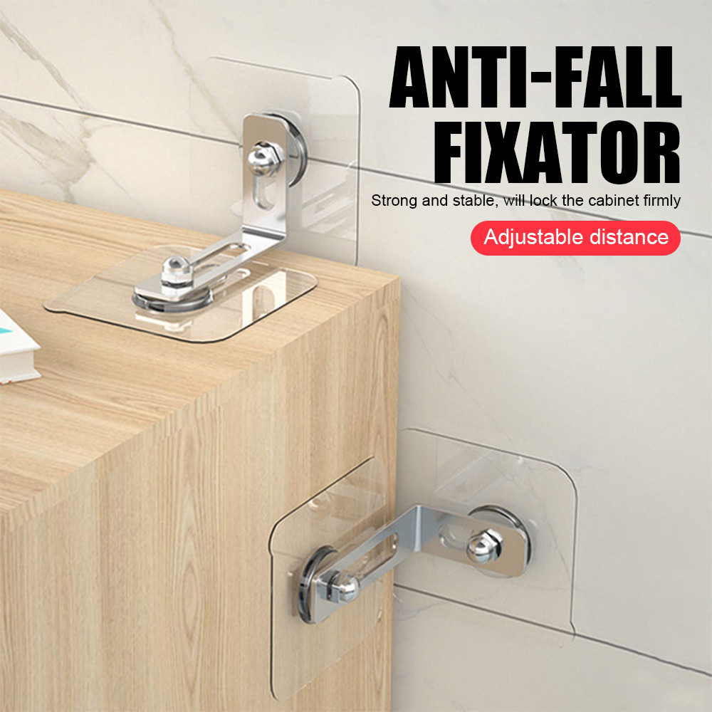 Furniture Anchors Wall Anchors, Anti Tip Furniture Anchors No Drill