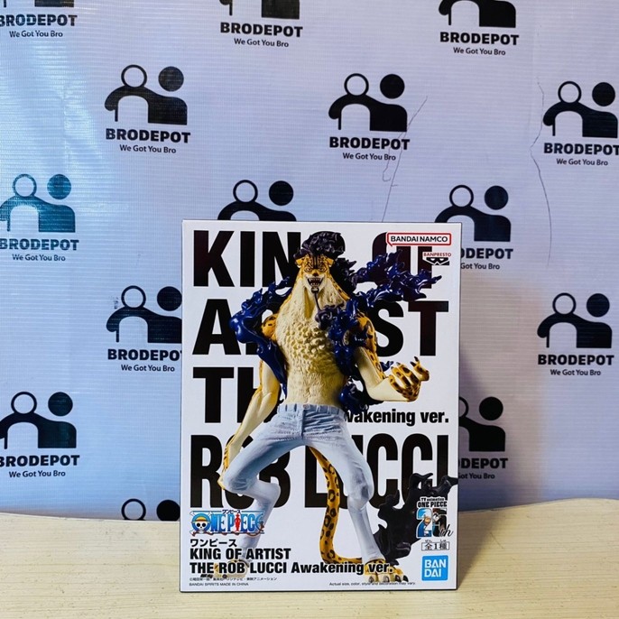 Figurine One Piece Rob Lucci King Of Artist Awakening Ver. Banpresto 19cm Neuve