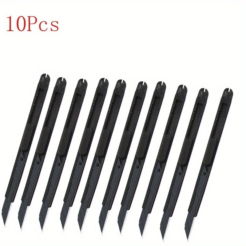 10Pcs Utility Razor Knife for Crafts, Box Cutters, Exacto Knife, Paper ...