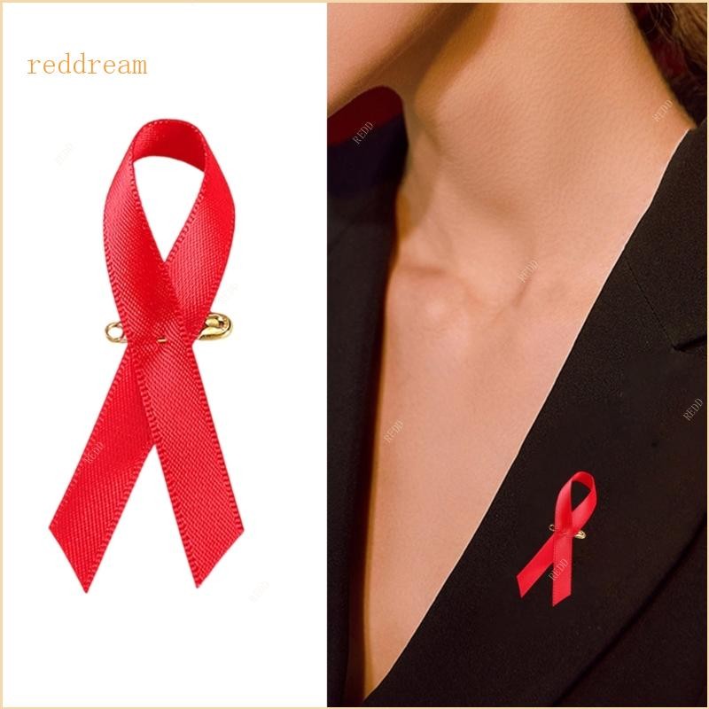 REDD 200x Support Ribbon Brooches for Love and Care Display in Public ...