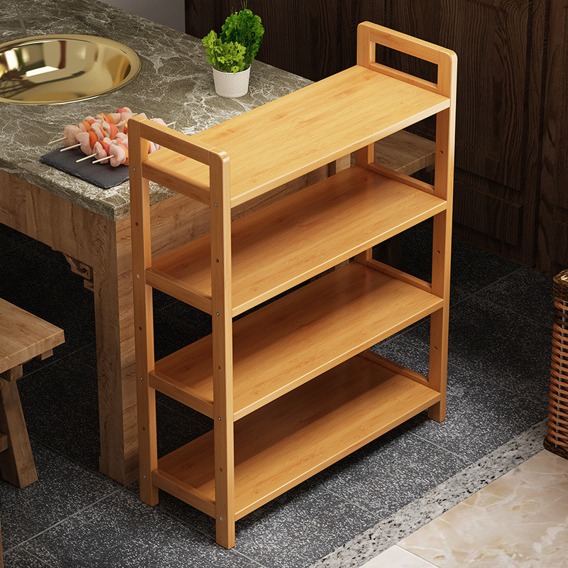 Bamboo Vegetable Rack Multi-layer Hot Pot Restaurant Kitchen Dish Rack ...