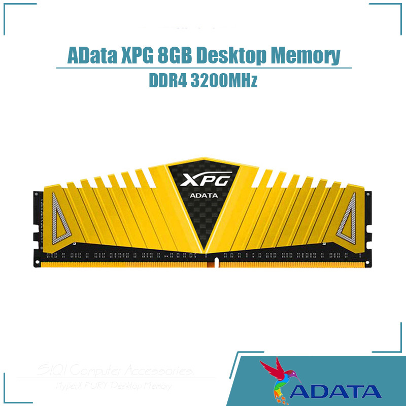 Adata DDR4 8GB 3200MHz RAM XPG Desktop Internal Memory New Support Heat ...