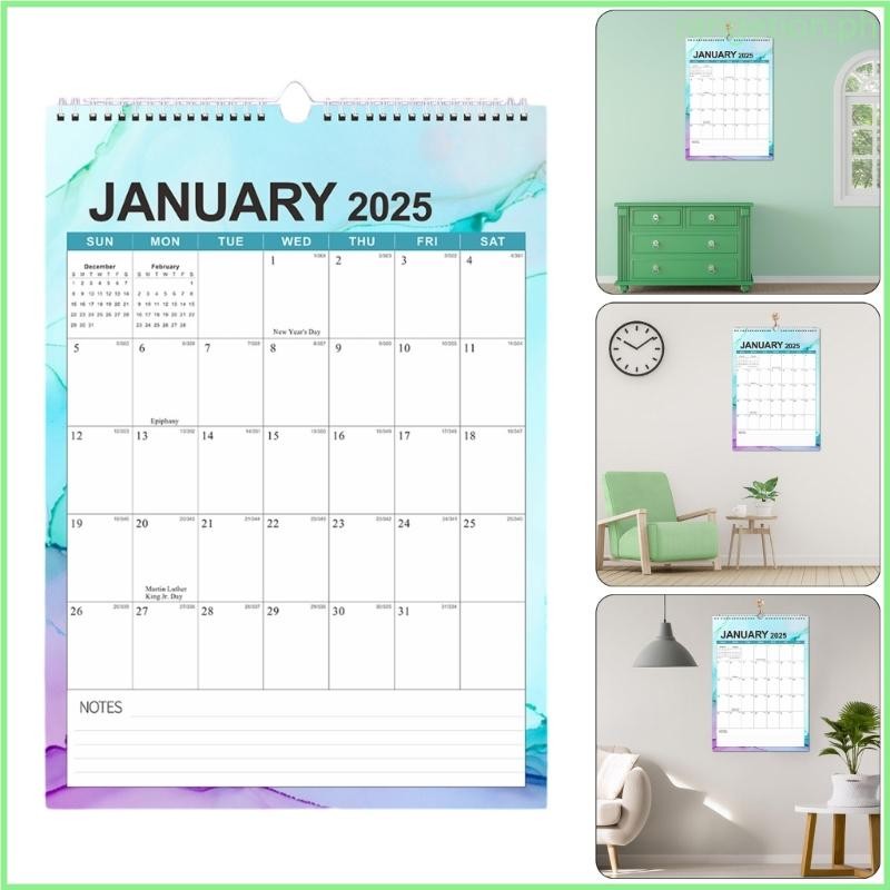 RAN 2025 Calendar School Year Planner 2025 Wall Calendar Office School