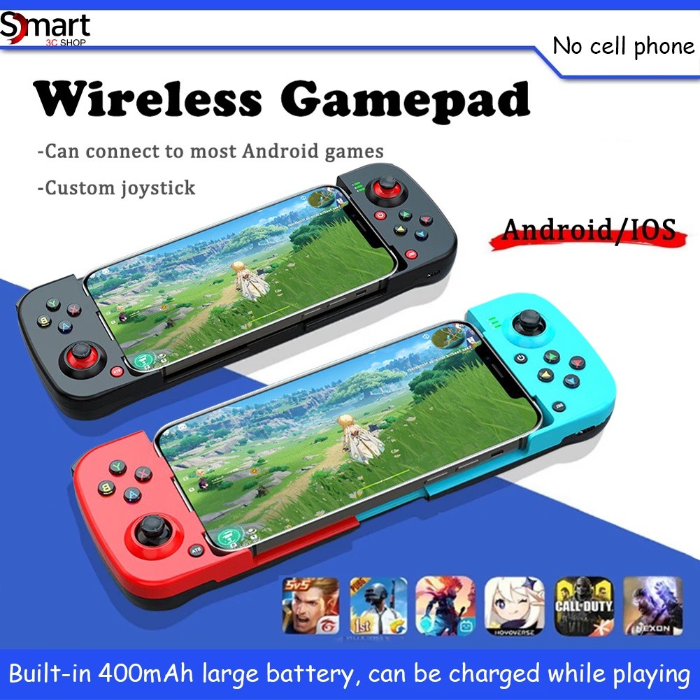Universal Game pad controller Bluetooth 5.0 Gamepad Telescopic Gaming ...