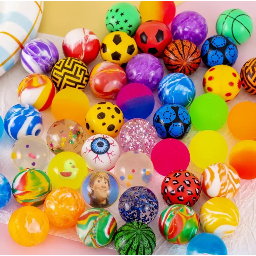 5pcs Rubber Elastic Ball Children's Toy Ball | Shopee Philippines