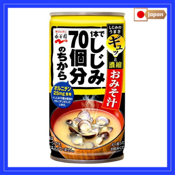 Nagatanien One bottle has the power of 70 clams Canned miso soup 190g