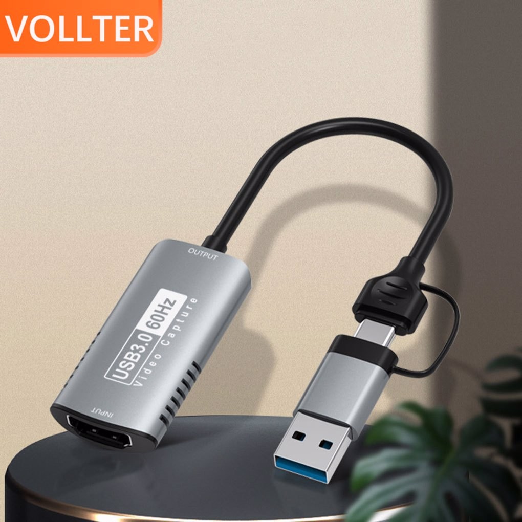 1/2/3 High-Speed Capture Card For 4K Videos With Dual Interface Real ...