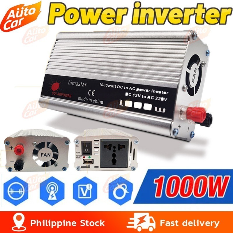 Power Inverter DC 12V to AC 220V Fully automatic solar current ...