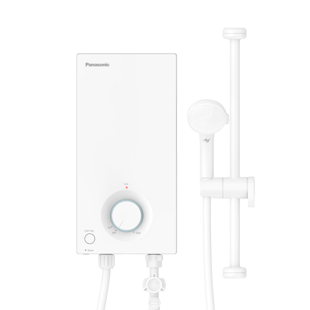 Panasonic DH-3VS1PW 3.5kW Single Point Water Heater w/ 3-Way Shower ...