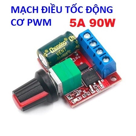 DC Speed Controller Circuit 5-35V 5A 90W MAX speed control Fan motor ...