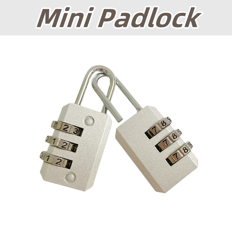 KNSYYC Bag Lock Mini Padlock 3-Digit Combination Lock Small Locker Room ...