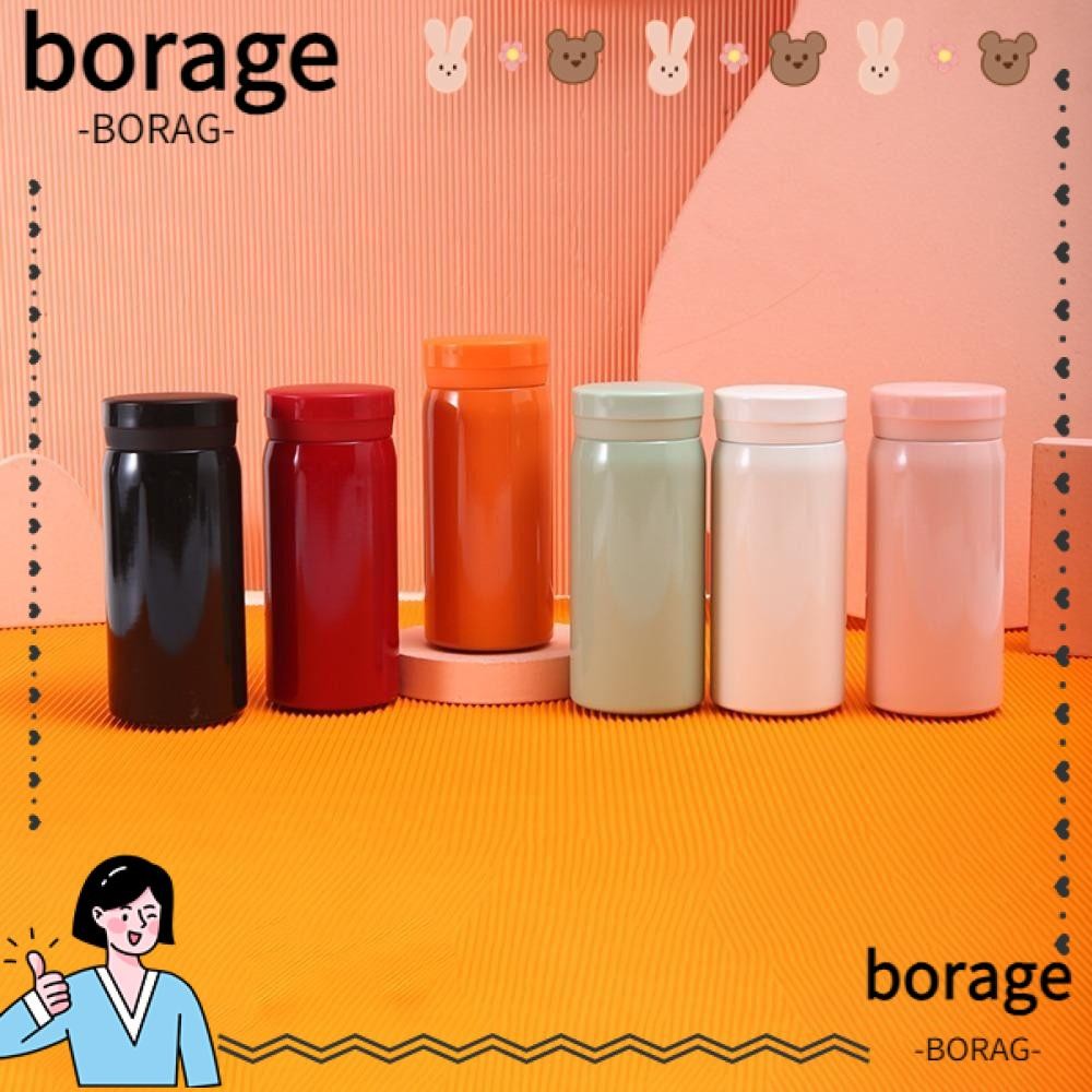 BORAG Stainless Steel Water Bottle, Leak Proof 200ml/280ml Slim ...