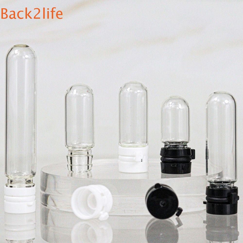BACK2LIFE Mini Refillable Bottle Small Bulb Transparent Sample Vial ...