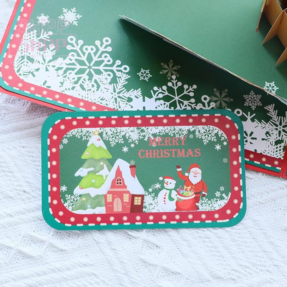 Beautiful Christmas Card Blank Inside for Personal Messages and Wishes ...