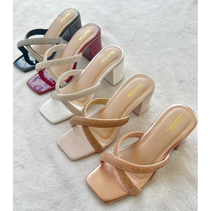Celestial Footwear Alice 3inches Heels | Shopee Philippines