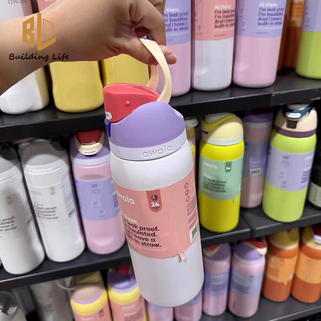 Owala Color Drop Flower Crown Floral 32 Oz FreeSip Water Bottle NEW IN BOX - Foto 6