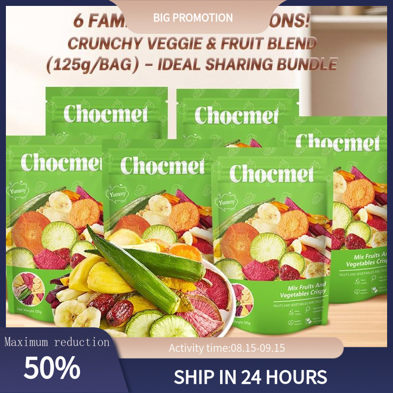 6-Pack: 125g Family Portions 【Cost-Effective Bundle】CHOCMET Dried Fruit ...