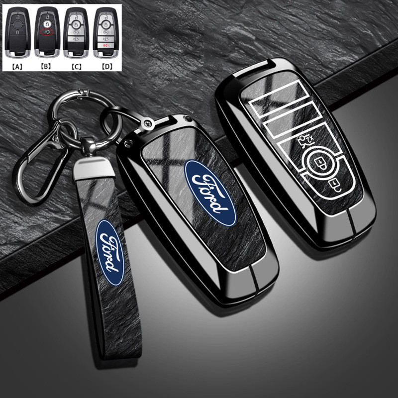 Zinc Alloy Car Key Case For Ford Everest 2023-2025 Ranger 2025 Ranger ...