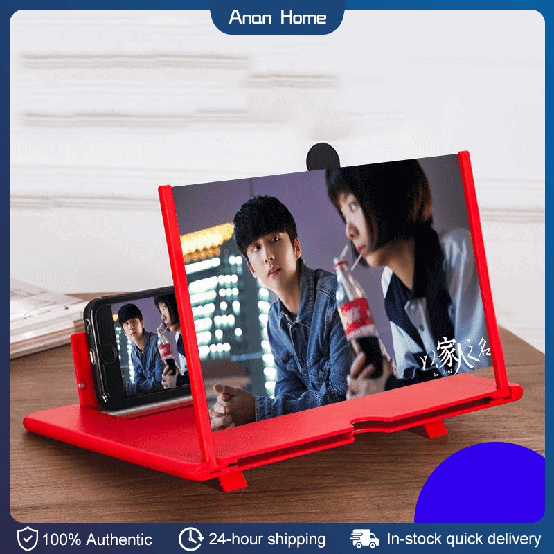 Portable 3D Enlarge Mobile Phone Screen Magnifier Acrylic Lenses ...