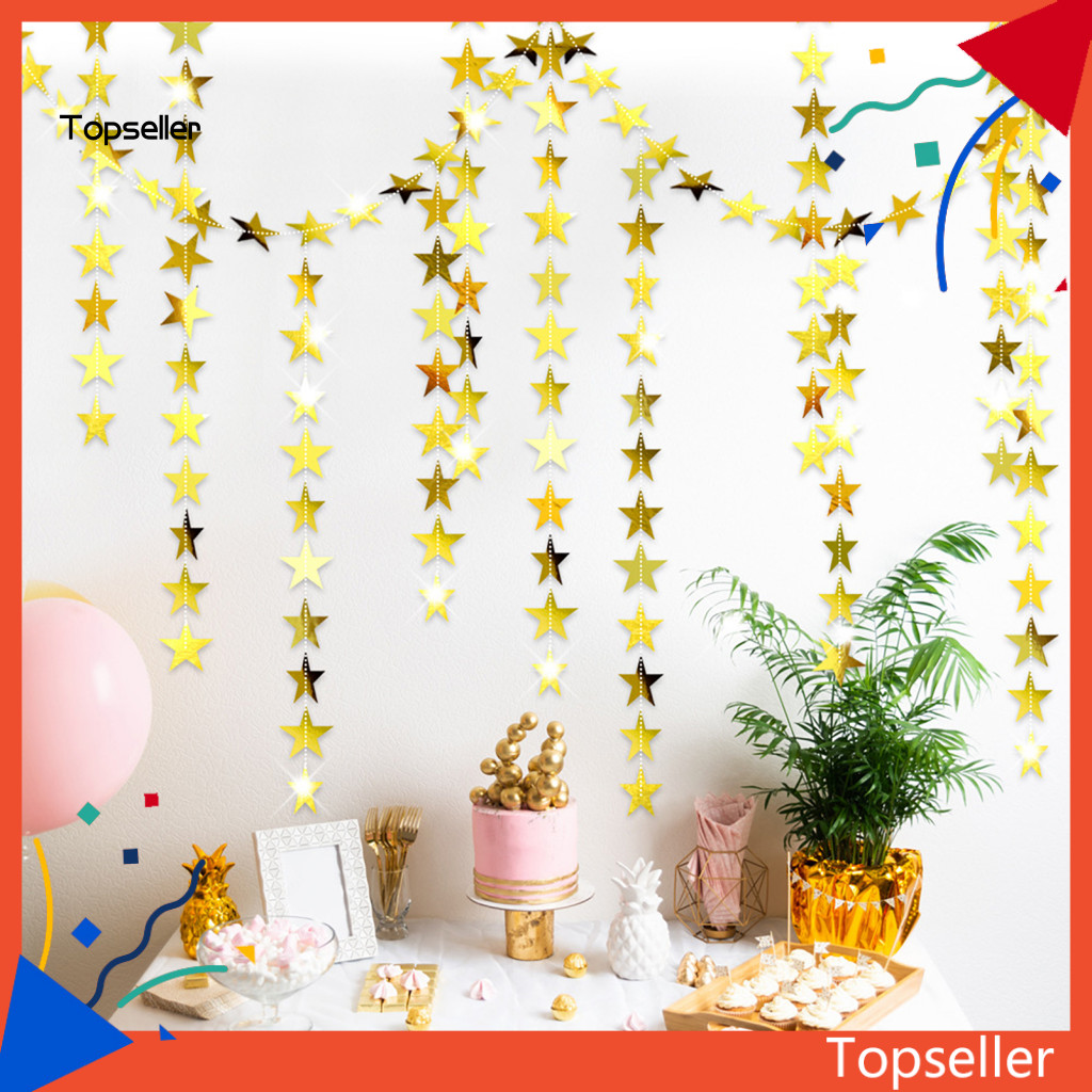 Tops* Sewn Thread Decorations for Special Occasions Craft Paper Garland ...