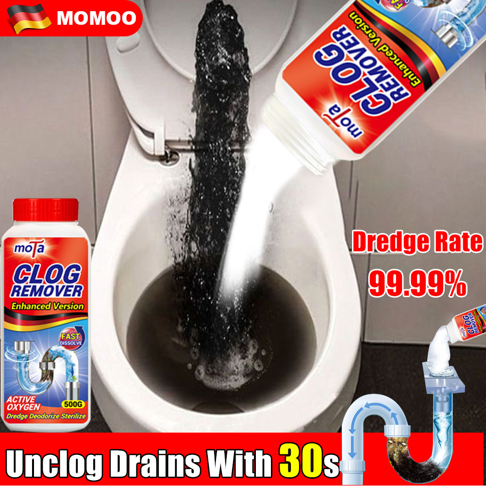 German Powerful Clog Remover Sink & Drain Cleaner 500g Strong Dredge