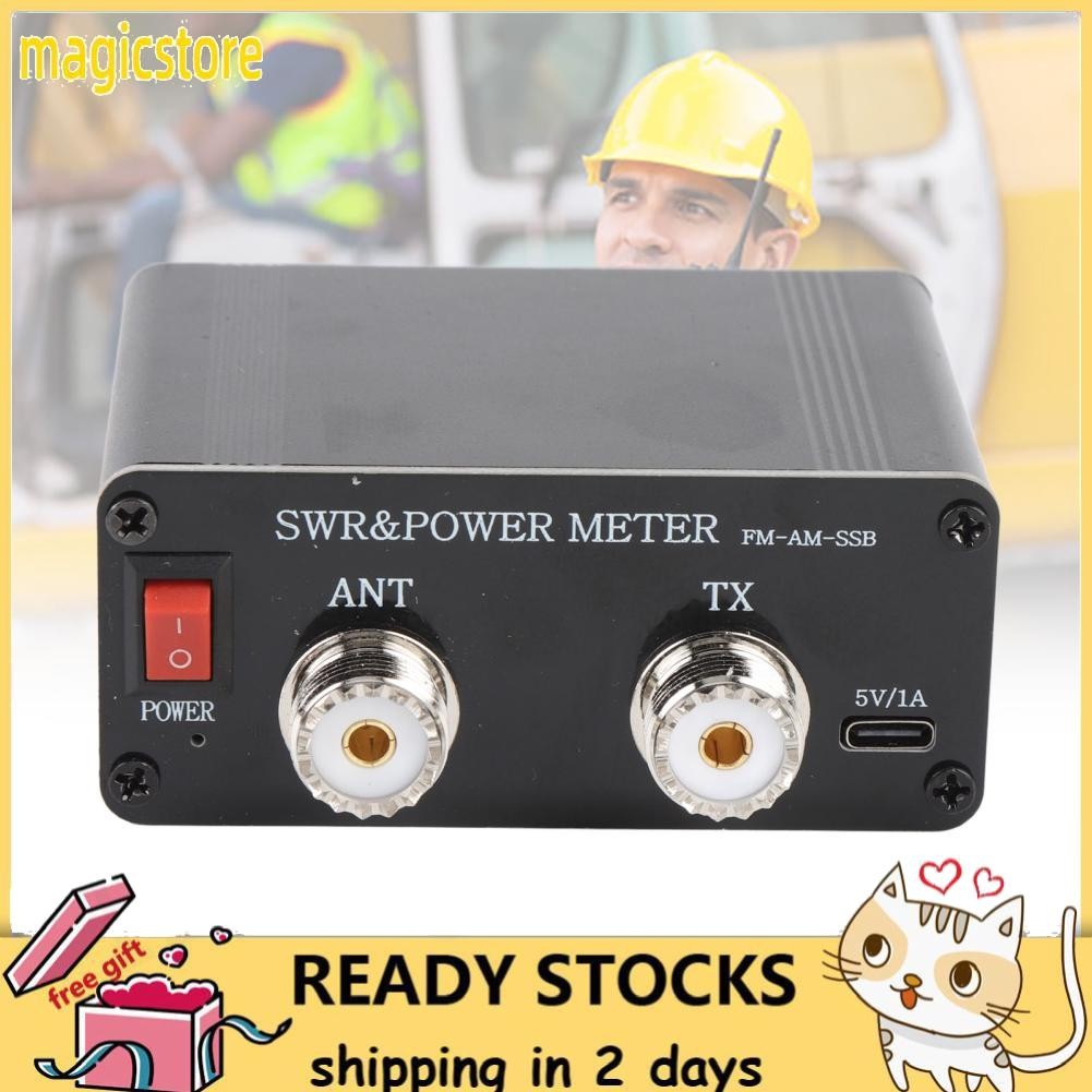 Macospice 120W SWR Digital Standing Wave Meter FM AM SSB Modes Color ...