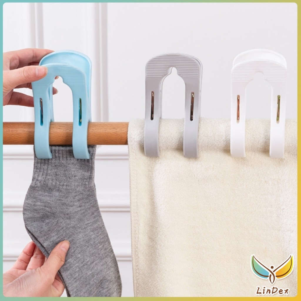 LD Reusable Large Windproof Clips Non-slip Fixed Laundry Drying ...