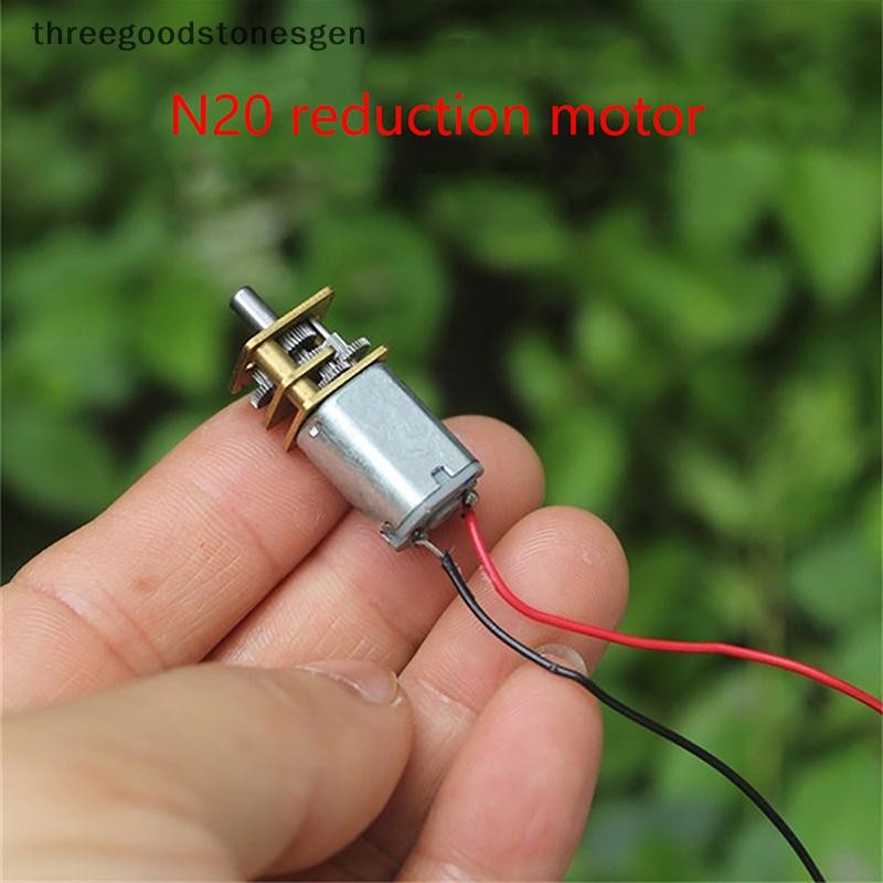TGS N20 DC3-6V Electric Micro DC Geared Motor 26-53RPM Metal Motor Gear ...