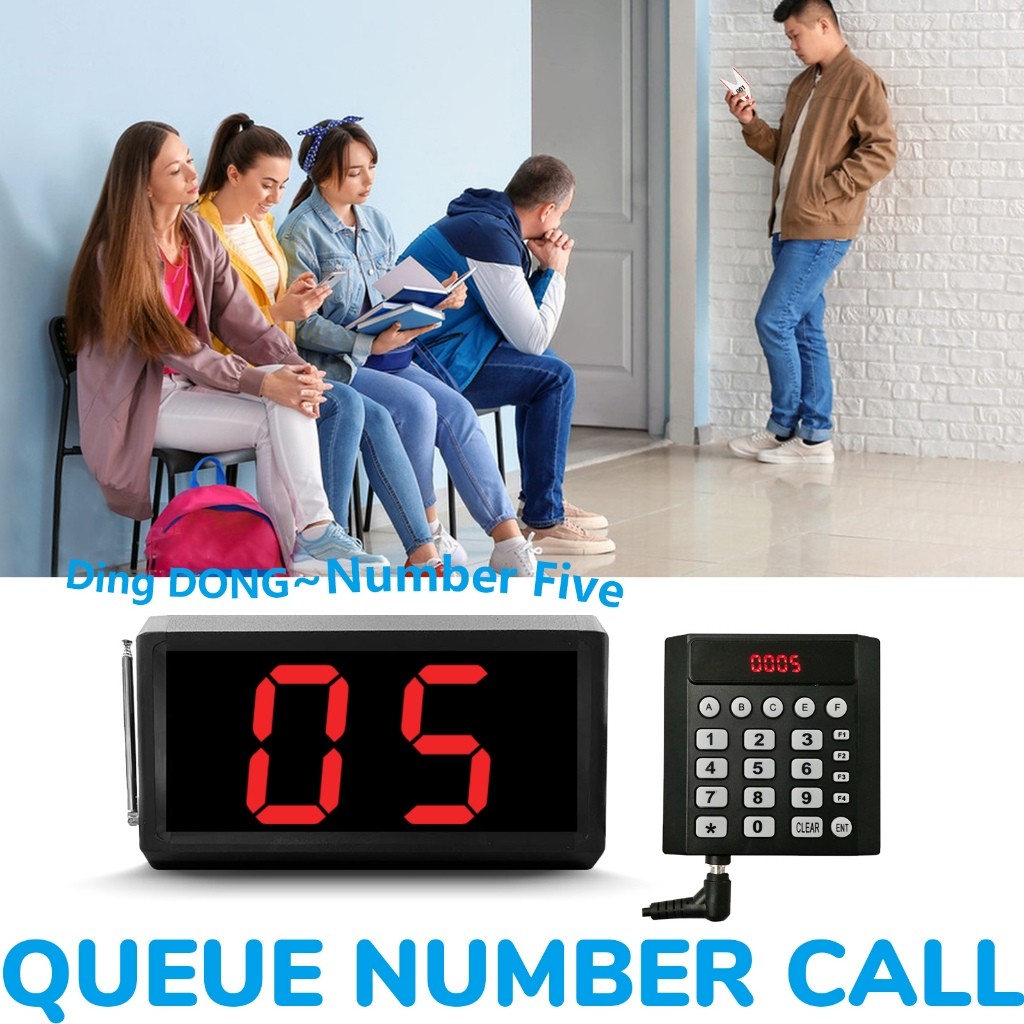 Queue Number Call System for Office Clinic Office Consult Room Counter ...
