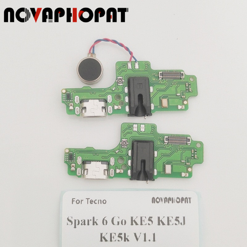 Novaphopat For Tecno Spark 6 go KE5 USB Dock Charging Port Charger ...