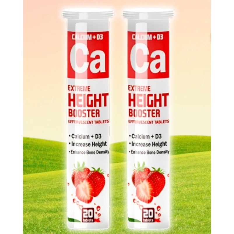 Kid's Extreme Height Booster Effervescent Tablet Natural Height Growth ...