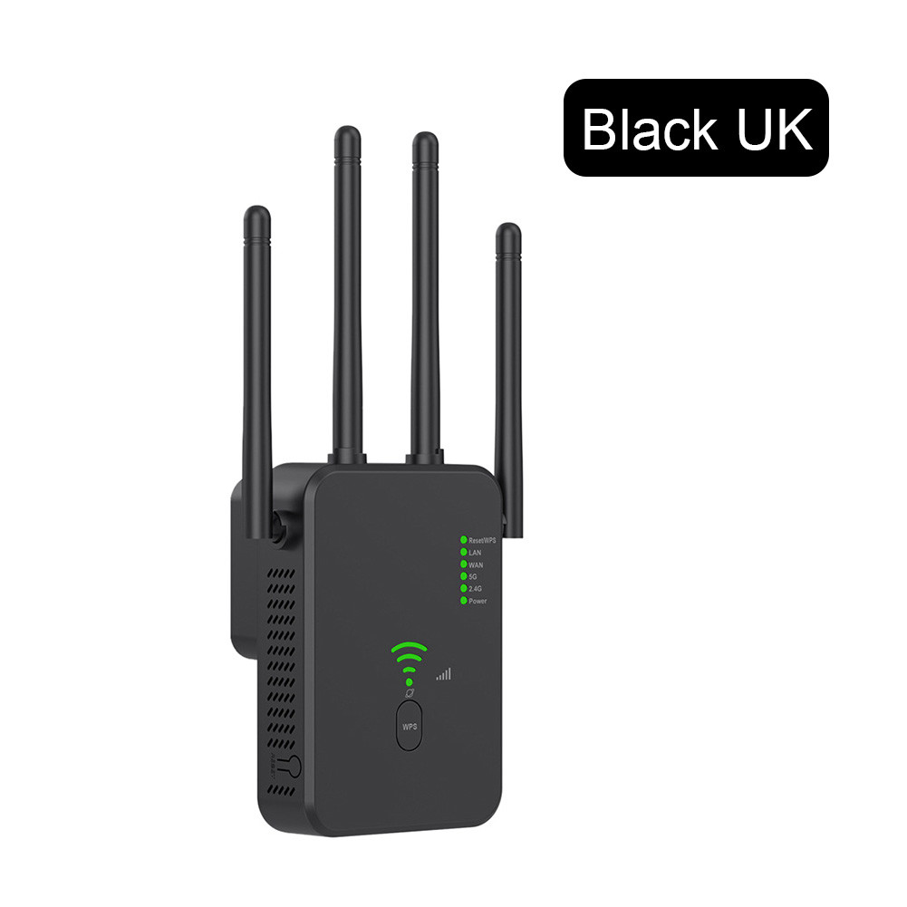 WiFi Repeater Signal Amplifier with 4 Antennas Internet Signal Booster ...