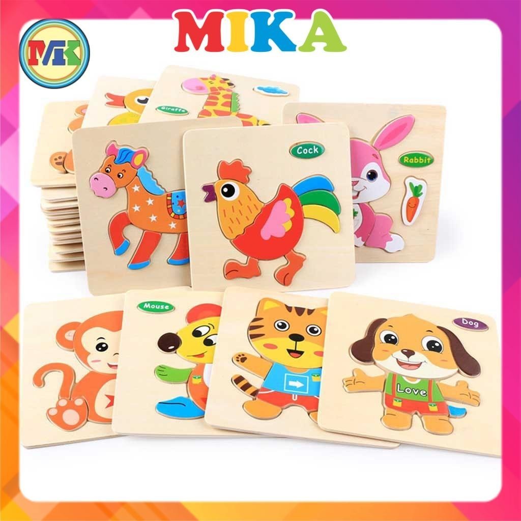 Assembling Puzzle Toy 3D Wooden Puzzles with Many Funny Shapes for ...