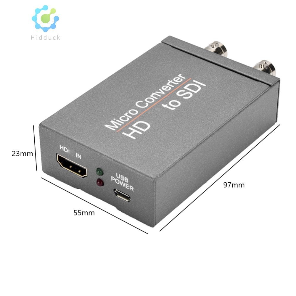 Micro Converter P Hdmi Compatible To G Hd Sdi Adapter For Camera Hdtv Monitor Dvd Hidduck