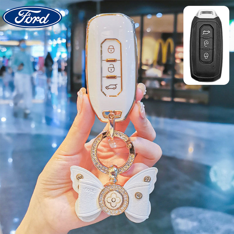 Ford car smart key box cover Suitable For Ford Territory TPU car bow ...