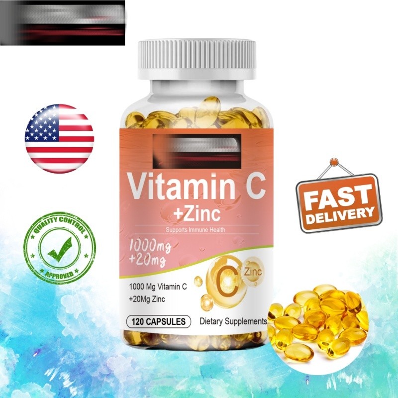 Vitamin C + Zinc capsules, enhance immunity and promote wound healing ...