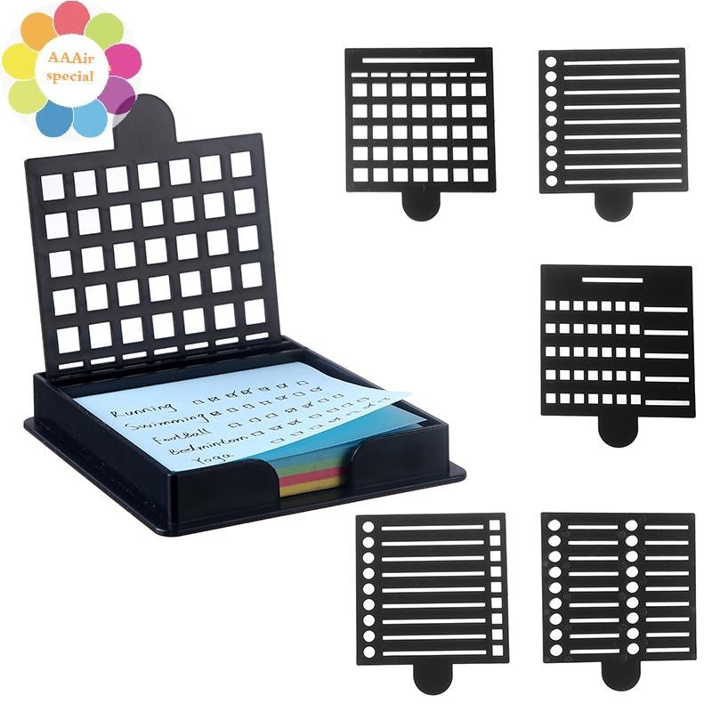 SEMEBY Sticky Note Dispenser Versatile Sticky Note Stencil School ...