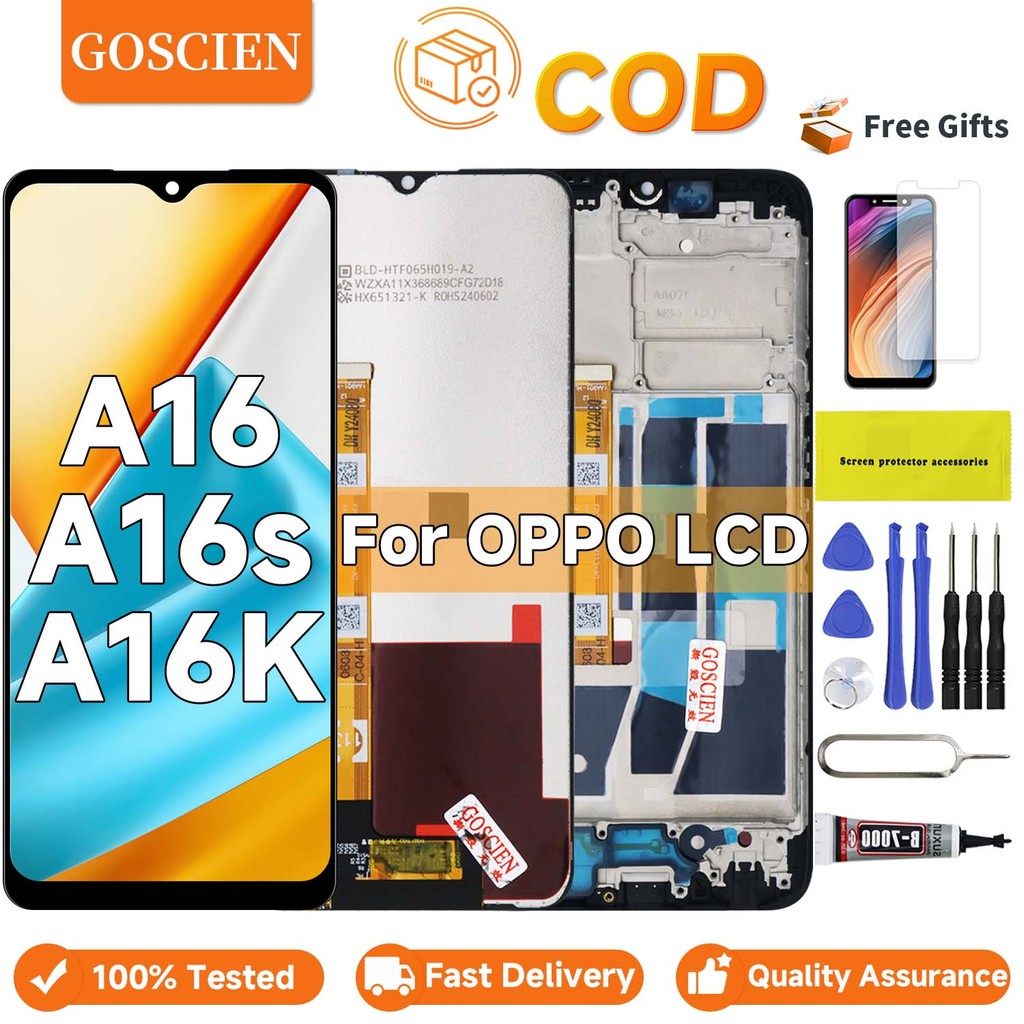 Screen LCD For OPPO A16 A16S A16K CPH2269 LCD Display Touch Panel ...