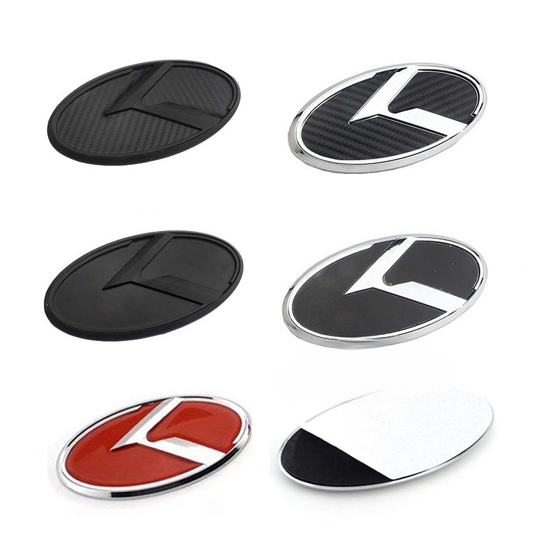 Car Front Grille Emblem Badge Rear Trunk Sticker Auto 3D Steering Wheel ...