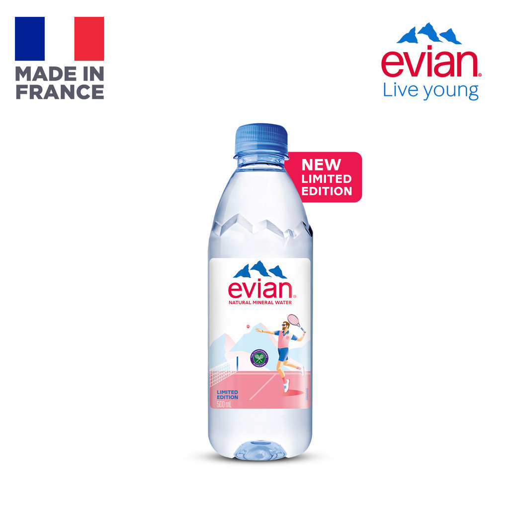 EVIAN Natural Mineral Water 500ml Limited Edition | Shopee Philippines