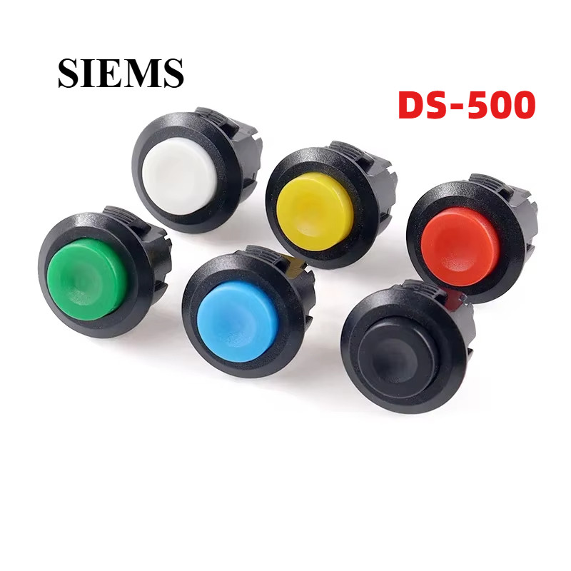 Round Button Switch DS-500 open hole 14MM Snap on type Self-reset ...